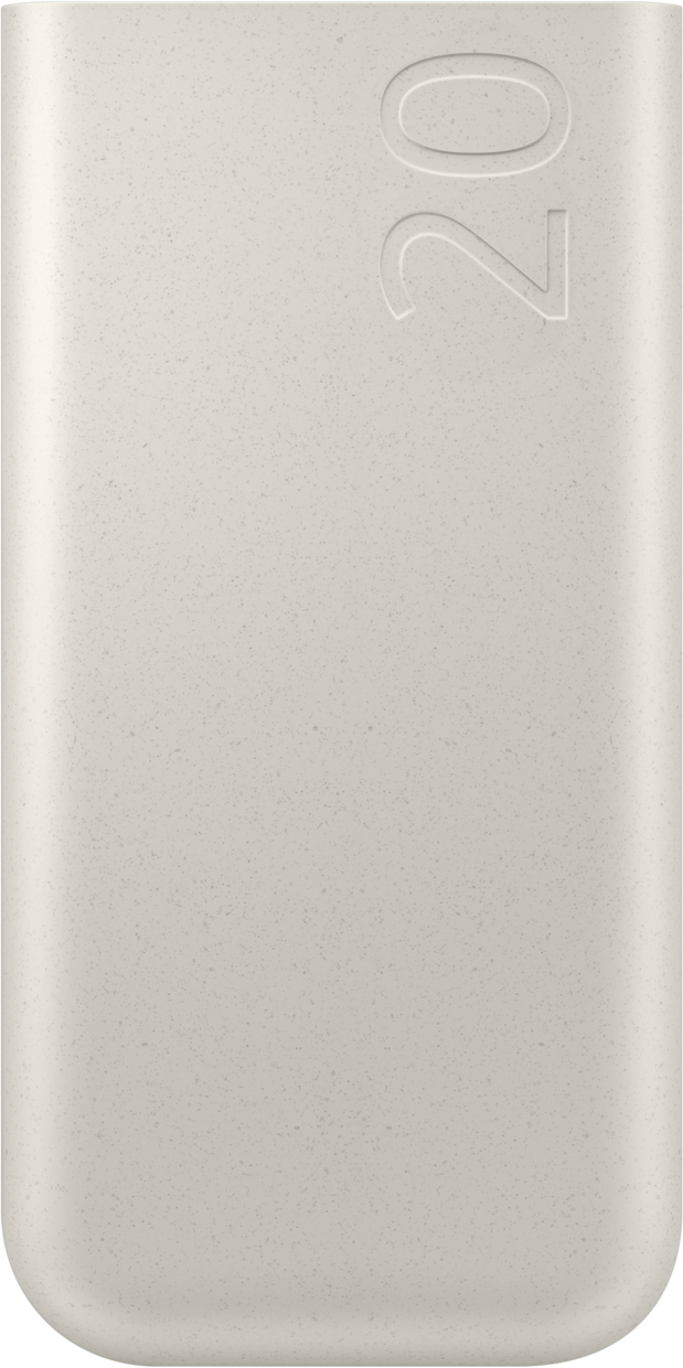 Samsung External Battery, 20000mAh, 45W, PD, 3 x USB-C, Beige EB-P4520XUEGEU 