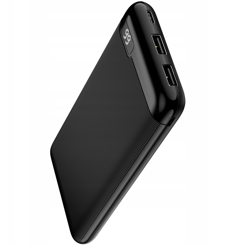 Spoljna baterija Setty SPBL-10, 10000mAh, 10W, 2 x USB-A, Crna