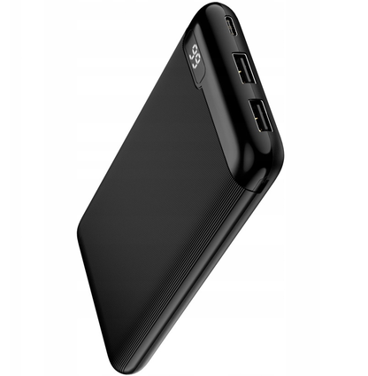 Spoljna baterija Setty SPBL-10, 10000mAh, 10W, 2 x USB-A, Crna