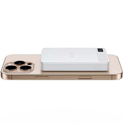 Spoljna Baterija Wireless Tech-Protect PB33 LifeMag, 5000mAh, 15W, FQI, 1 x QI - 1 x USB-C, Siva