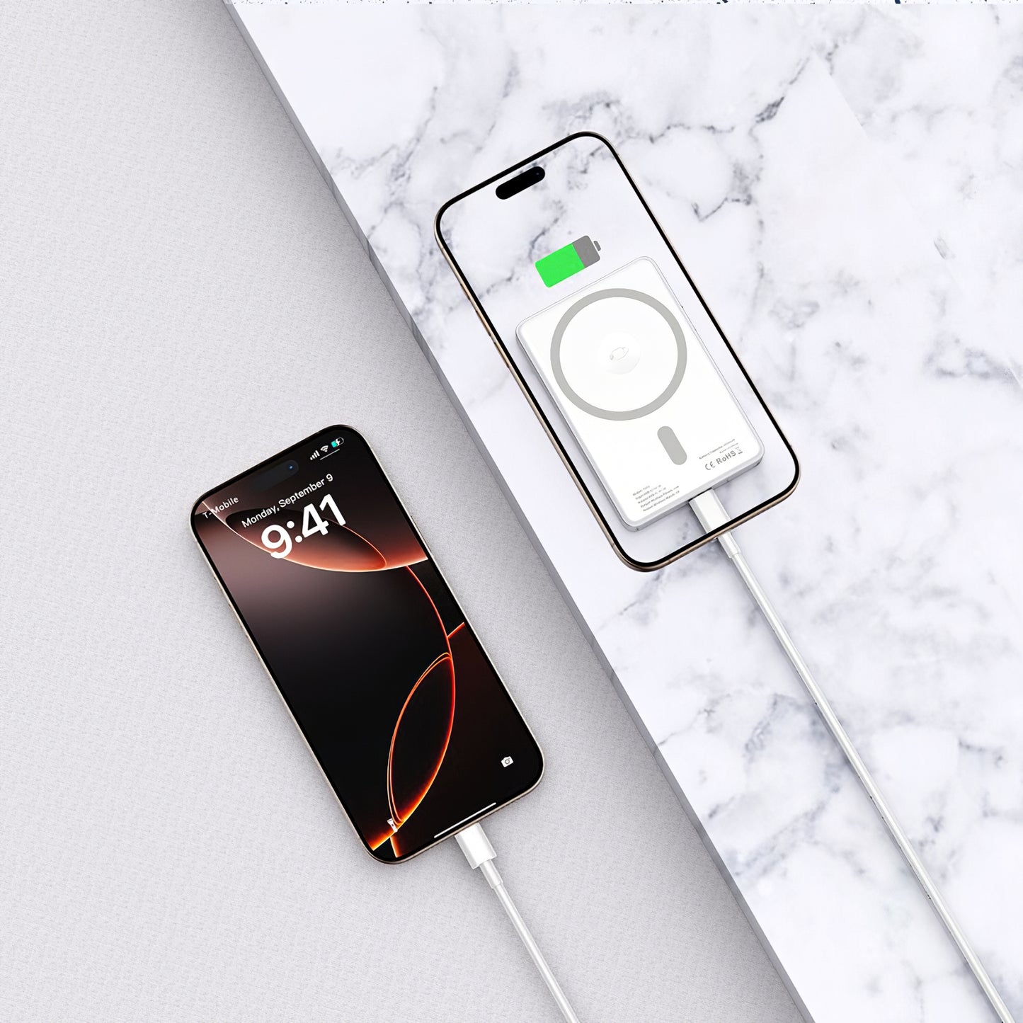 Spoljna Baterija Wireless Tech-Protect PB33 LifeMag, 5000mAh, 15W, FQI, 1 x QI - 1 x USB-C, Siva