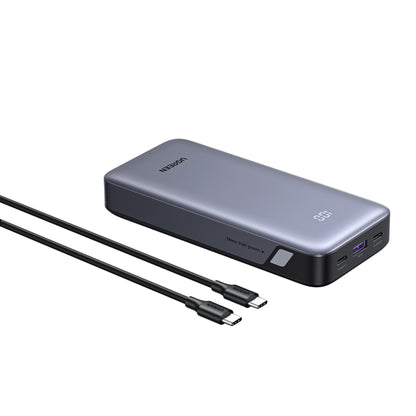 Eksterna baterija UGREEN Nexode PB532 (55989B), 20000mAh, 30W, QC + PD, 1 x USB-A - 2 x USB-C, Siva