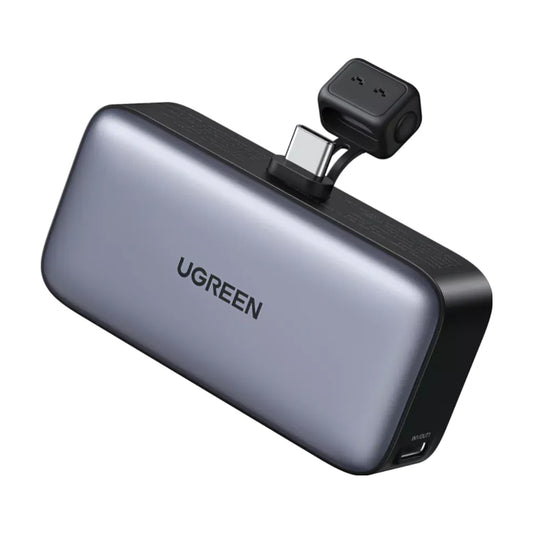 UGREEN PB503 External Battery, 5000mAh, 22.5W, PD, 1 x USB-C, Grey 