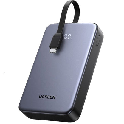 Spoljna baterija UGREEN PB505, 20000mAh, 22.5W, QC + PD, 1 x USB-A - 2 x USB-C, Siva