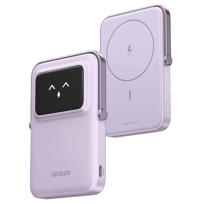 Spoljna baterija UGREEN PB511 Uno, 10000mAh, 30W, QC + PD, 1 x USB-A - 2 x USB-C, Ljubičasta