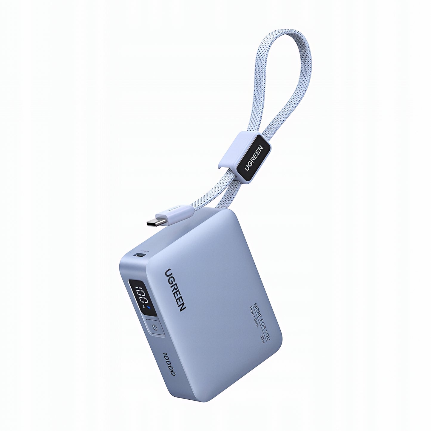 Eksterna baterija UGREEN PB584 (75173B), 10000mAh, 33W, QC + PD, 1 x USB-A - 2 x USB-C, Plava