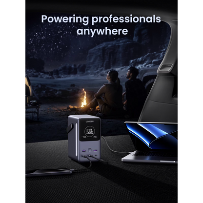 Eksterni punjač UGREEN PB770, 48000mAh, 300W, QC + PD, 2 x USB-A - 3 x USB-C, Siva, Refabrikovana