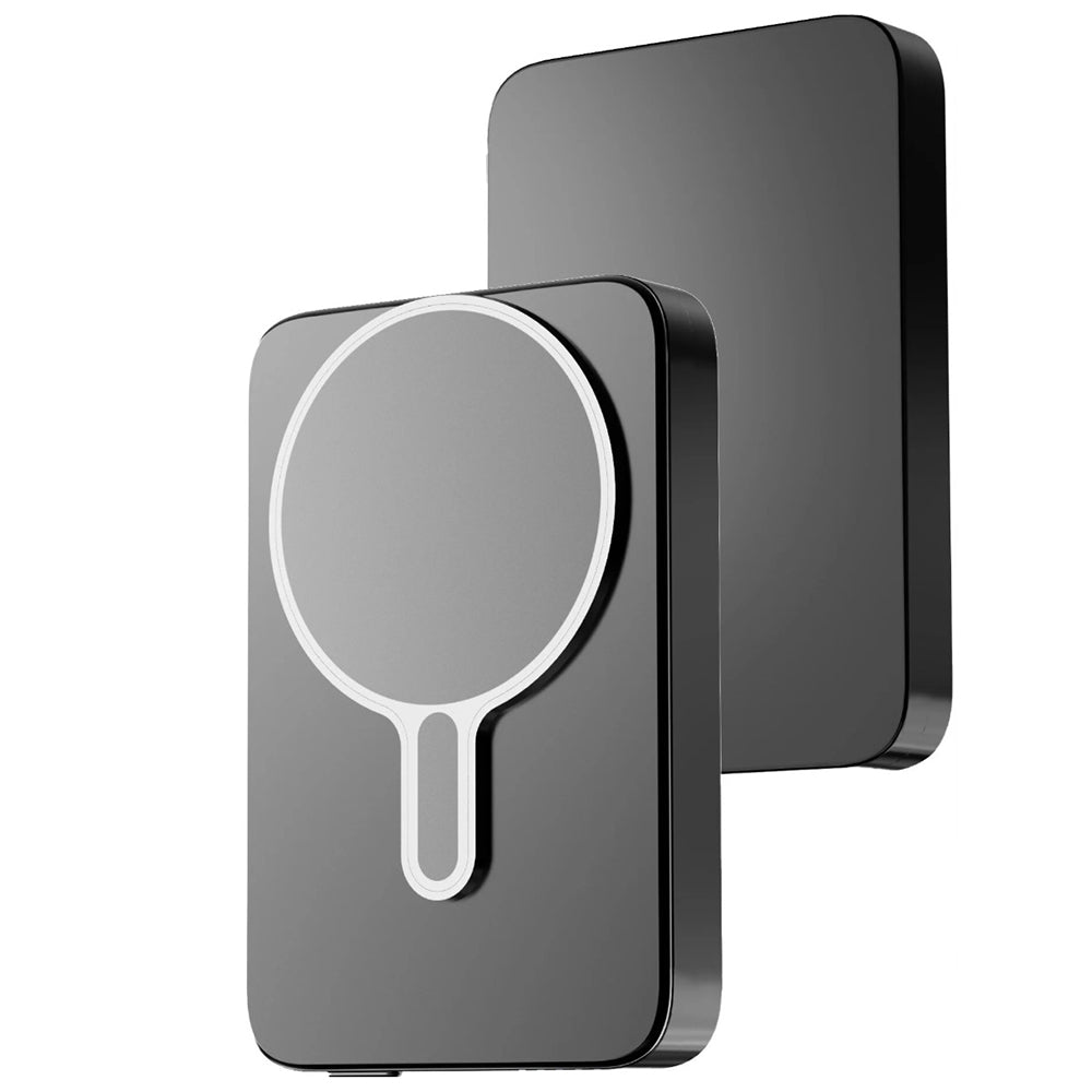 Spoljna baterija Wireless 3MK MagSnap Go, 10000mAh, 20W, PD + FQI, 1 x QI - 1 x USB-C, Siva