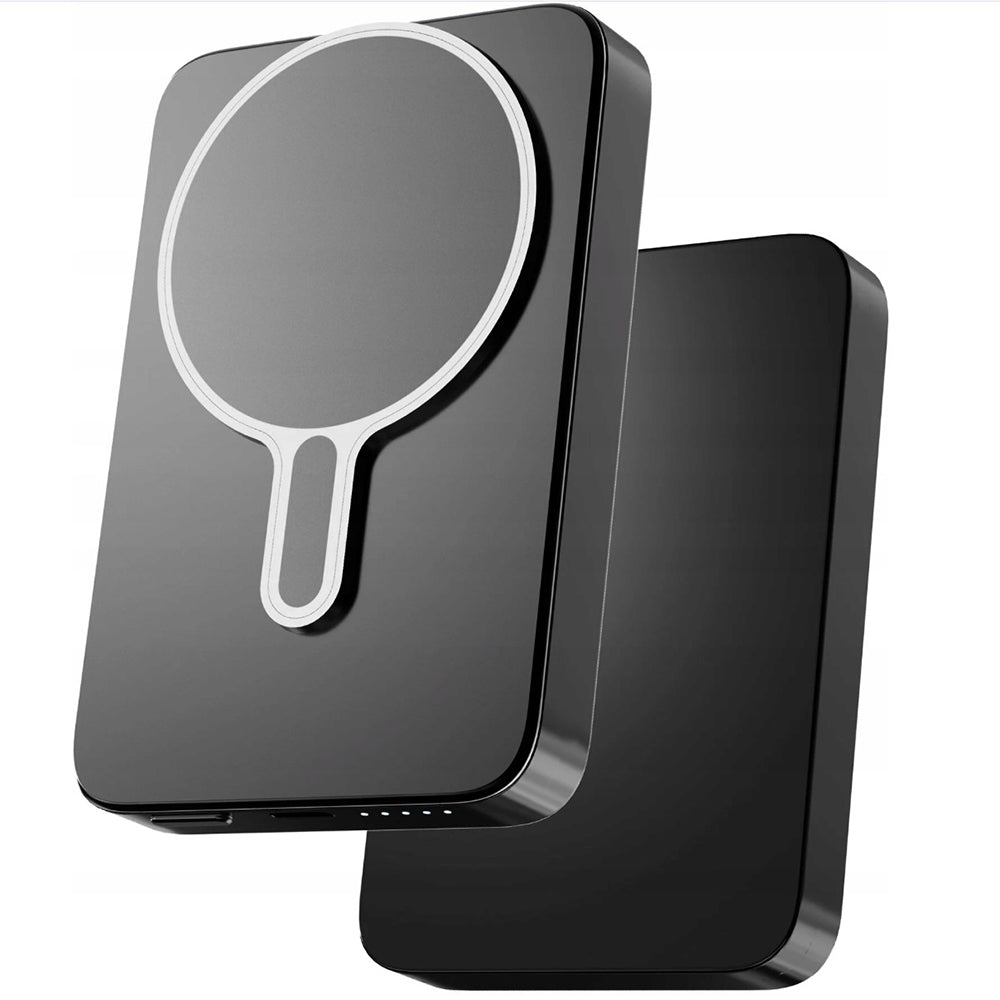 Spoljna baterija Wireless 3MK MagSnap Go, 10000mAh, 20W, PD + FQI, 1 x QI - 1 x USB-C, Siva