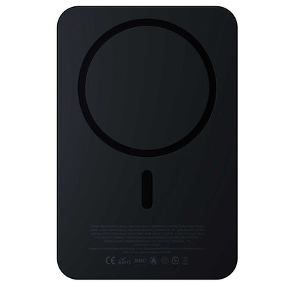 Spoljna baterija Wireless 3MK MagSynergy Ni+, 5000mAh, 22.5W, PD + FQI, 1 x QI - 1 x USB-C, Crna