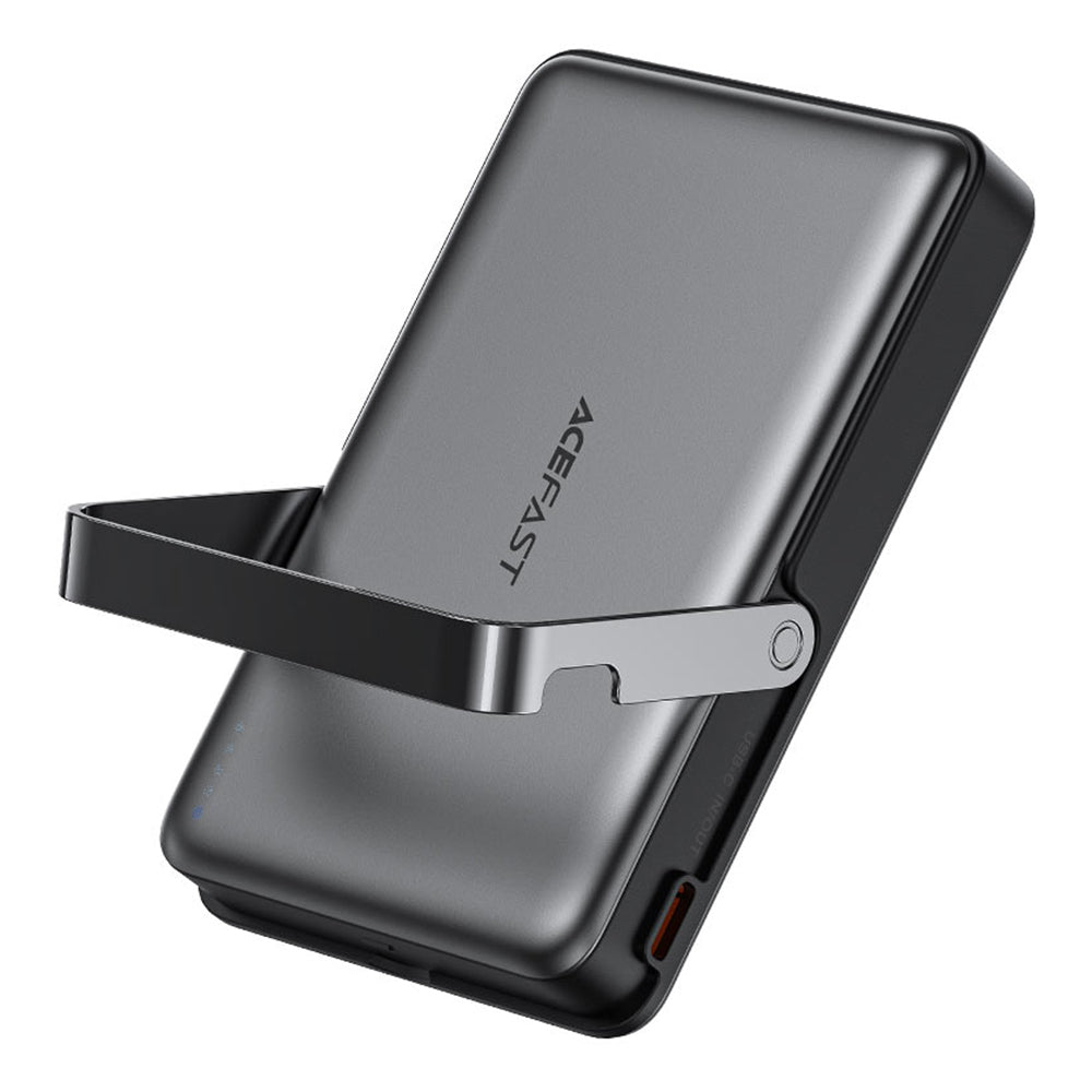 Spoljna baterija Wireless Acefast M17, 10000mAh, 22.5W, PD + FQI, 1 x QI - 1 x USB-C, Crna