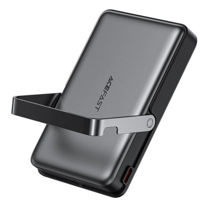 Spoljna baterija Wireless Acefast M17, 10000mAh, 22.5W, PD + FQI, 1 x QI - 1 x USB-C, Crna