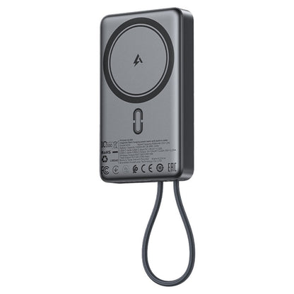 Baterija Eksterna Wireless Acefast M18, 10000mAh, 22.5W, PD + FQI, 1 x QI - 2 x USB-C, Crna