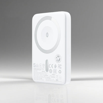 Spoljna baterija Wireless Acefast M25, 5000mAh, 20W, PD + FQI, 1 x QI - 1 x USB-C, Bela