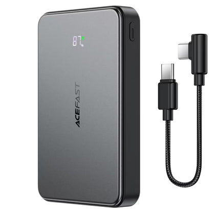 Spoljna baterija Wireless Acefast M31, 10000mAh, 22.5W, QC + PD + FQI, 1 x QI - 1 x USB-A - 2 x USB-C, Crna