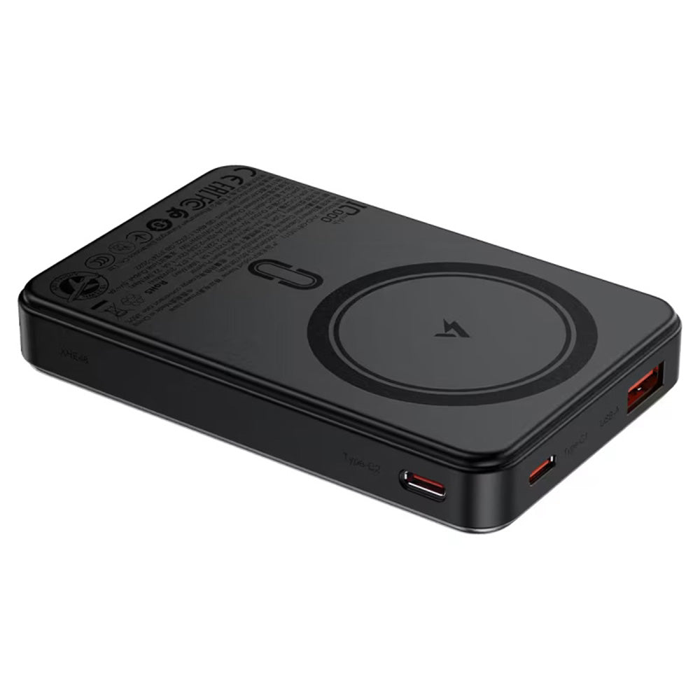 Spoljna baterija Wireless Acefast M31, 10000mAh, 22.5W, QC + PD + FQI, 1 x QI - 1 x USB-A - 2 x USB-C, Crna