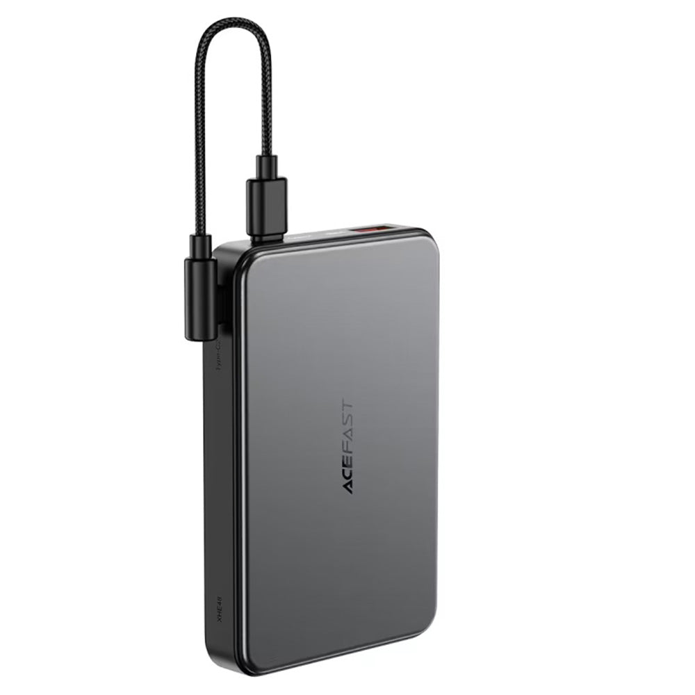 Spoljna baterija Wireless Acefast M31, 10000mAh, 22.5W, QC + PD + FQI, 1 x QI - 1 x USB-A - 2 x USB-C, Crna