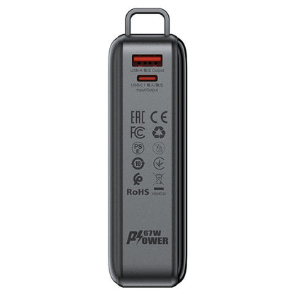 Spoljna baterija Acefast M4, 20000mAh, 67W, PD, 1 x USB-A - 2 x USB-C, Crna