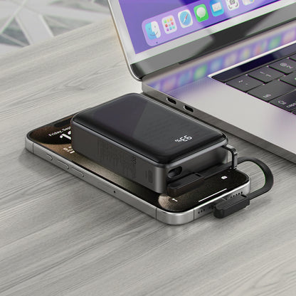 Spoljna baterija Acefast M4, 20000mAh, 67W, PD, 1 x USB-A - 2 x USB-C, Crna