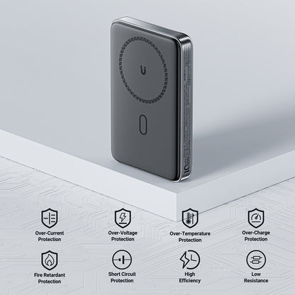 Spoljna Baterija Wireless Acefast M6, 10000mAh, 20W, PD + FQI, 1 x QI - 1 x USB-C, Crna