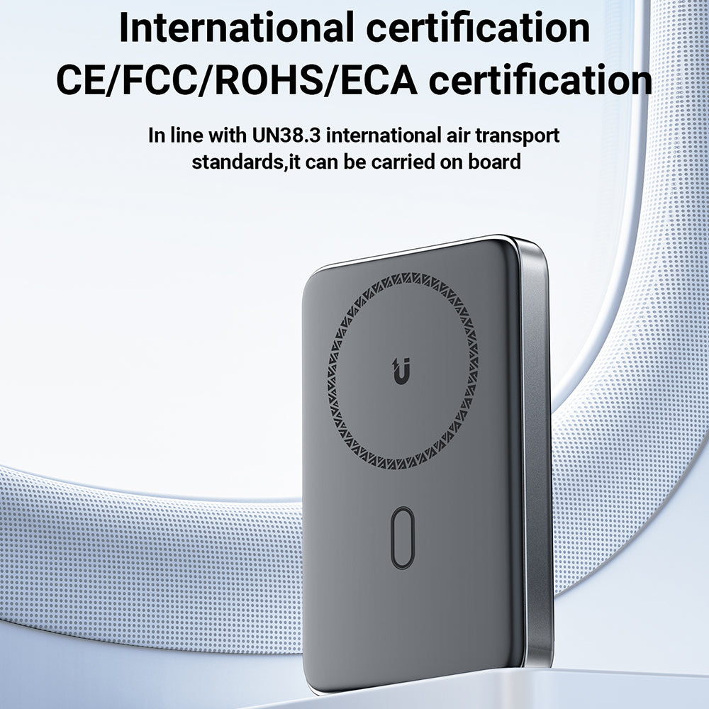 Spoljna Baterija Wireless Acefast M6, 10000mAh, 20W, PD + FQI, 1 x QI - 1 x USB-C, Crna