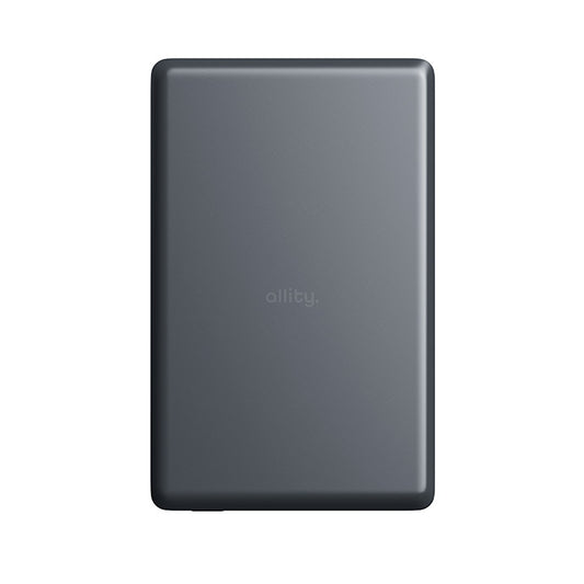 Spoljna bežična baterija Allity. APB-300, 5000mAh, 20W, PD + FQI, 1 x QI - 1 x USB-C, Siva