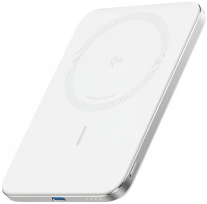 Spoljna bežična baterija Anker Nano, 5000mAh, 20W, PD + FQI, 1 x QI - 1 x USB-C, Bela A1665H21