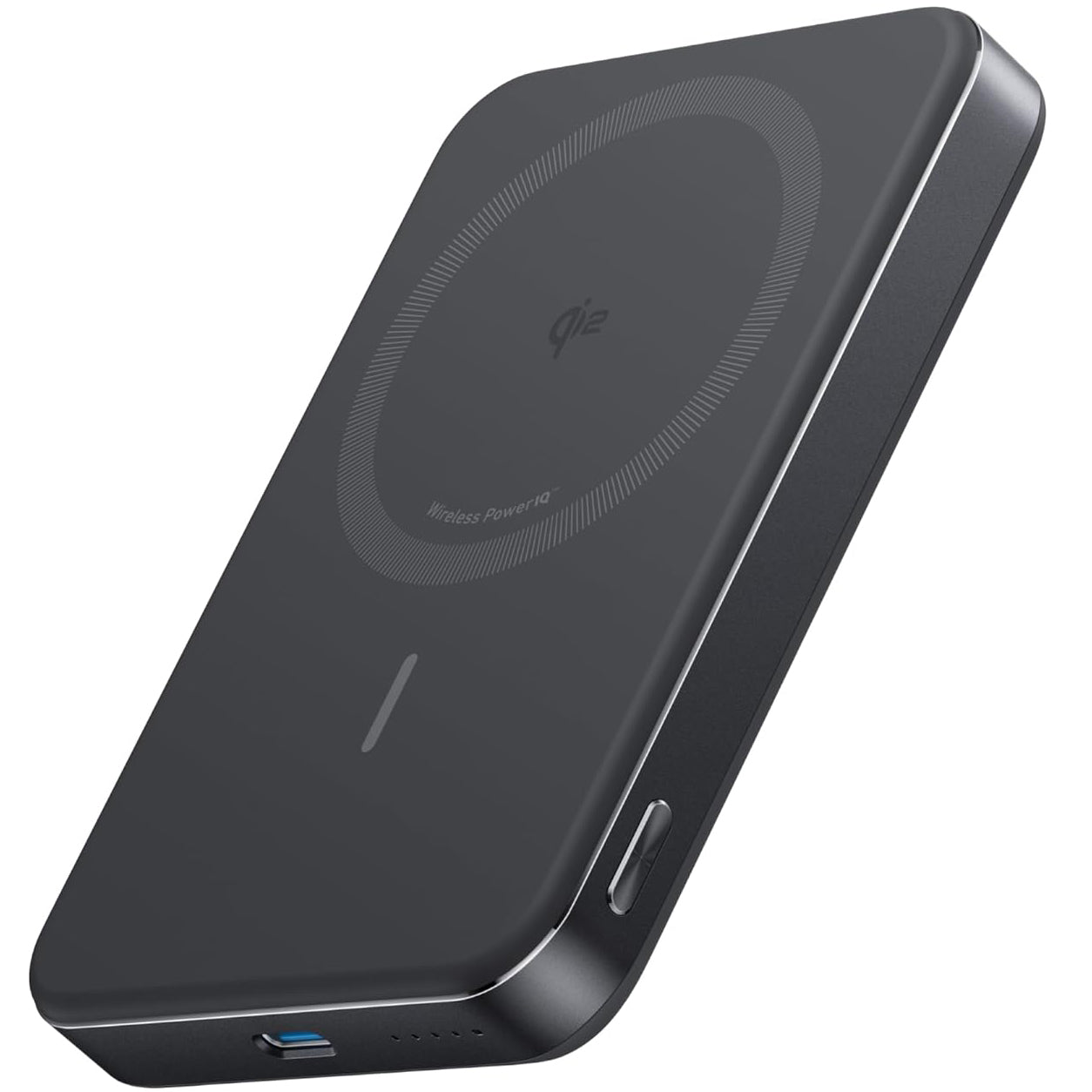Eksterna baterija bežična Anker MagGo Slim, 10000mAh, 30W, PD + FQI, 1 x QI - 1 x USB-C, crna A1664H11