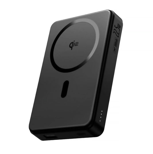 Baterija Eksterna Wireless Baseus Airpow2 Qi2, 10000mAh, 22.5W, QC + PD + FQI, 1 x QI - 1 x USB-A - 1 x USB-C, Crna P10080000123-00