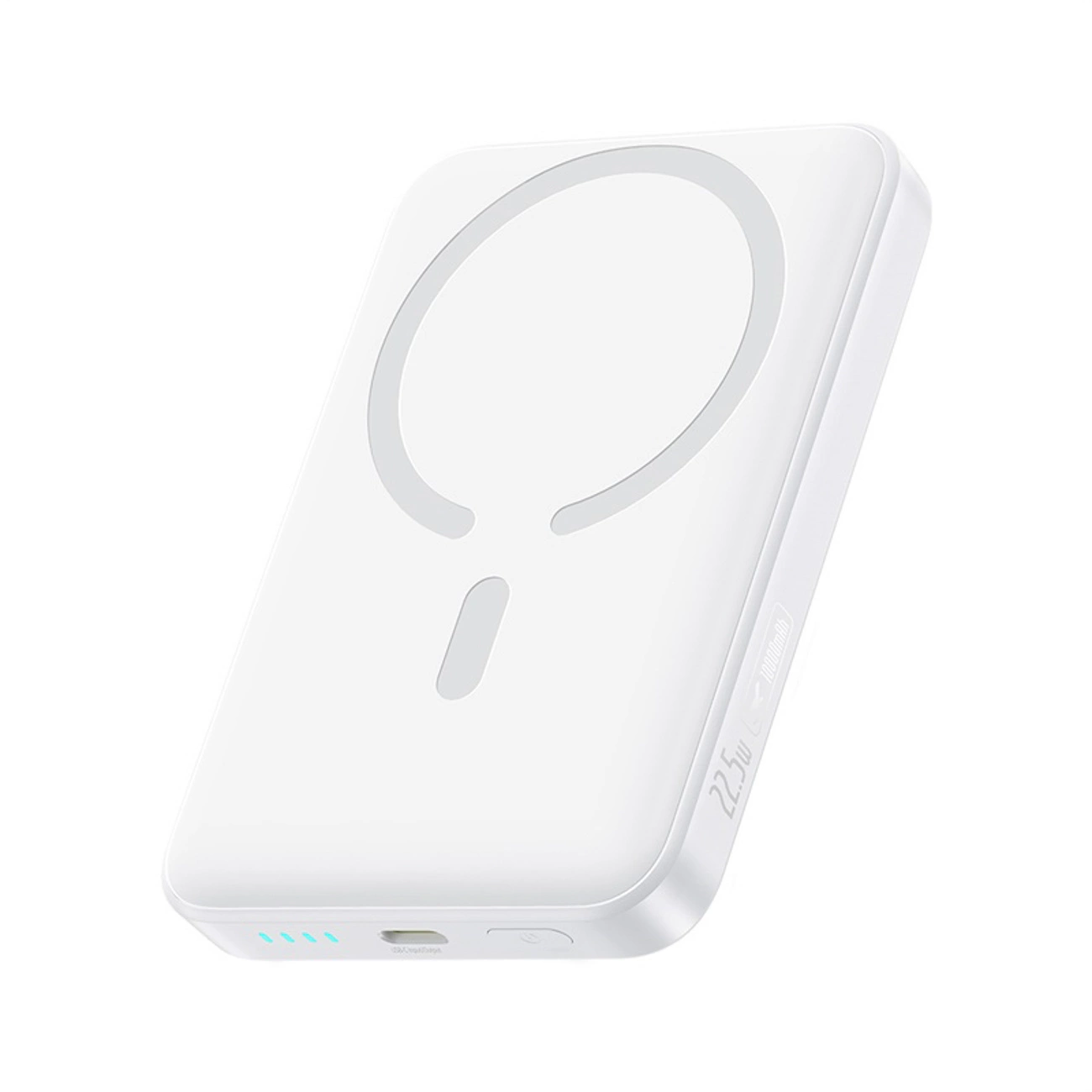 Spoljna bežična baterija Baseus EnerFill FM11 Ultra-Mini, 10000mAh, 22.5W, PD + FQI, 1 x QI - 1 x USB-C, Bela P1008210E213-00