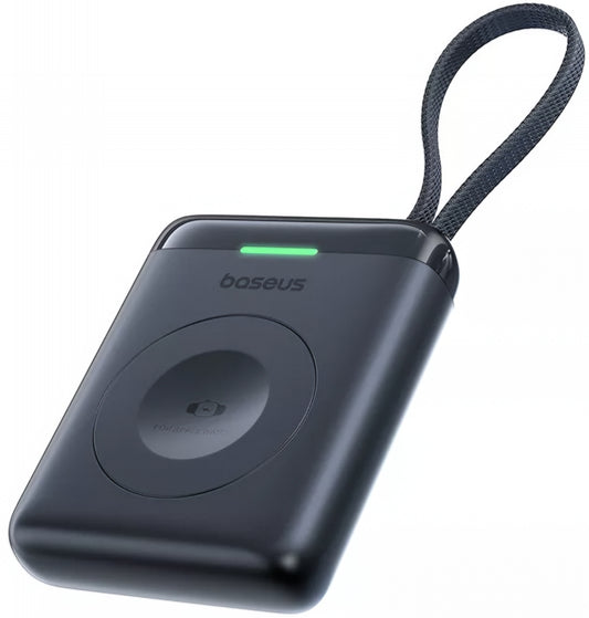 Bežična Eksterna Baterija Baseus EnerFill FW11 za Apple Watch Series, 1640mAh, 5W, 1 x QI, Crna E0205301