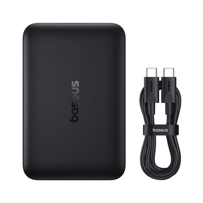 Bežična eksterna baterija Baseus EnerFill FM11, 10000mAh, 30W, PD + FQI, 1 x QI - 1 x USB-C, Crna