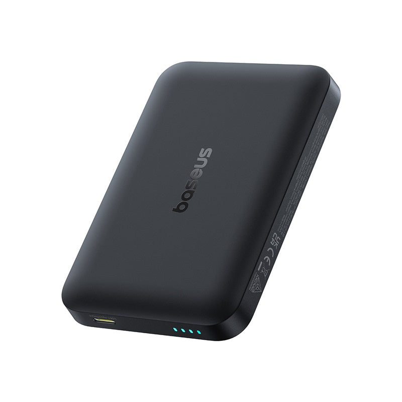 Bežična eksterna baterija Baseus EnerFill FM11, 10000mAh, 30W, PD + FQI, 1 x QI - 1 x USB-C, Crna