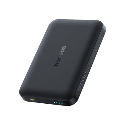Bežična eksterna baterija Baseus EnerFill FM11, 10000mAh, 30W, PD + FQI, 1 x QI - 1 x USB-C, Crna
