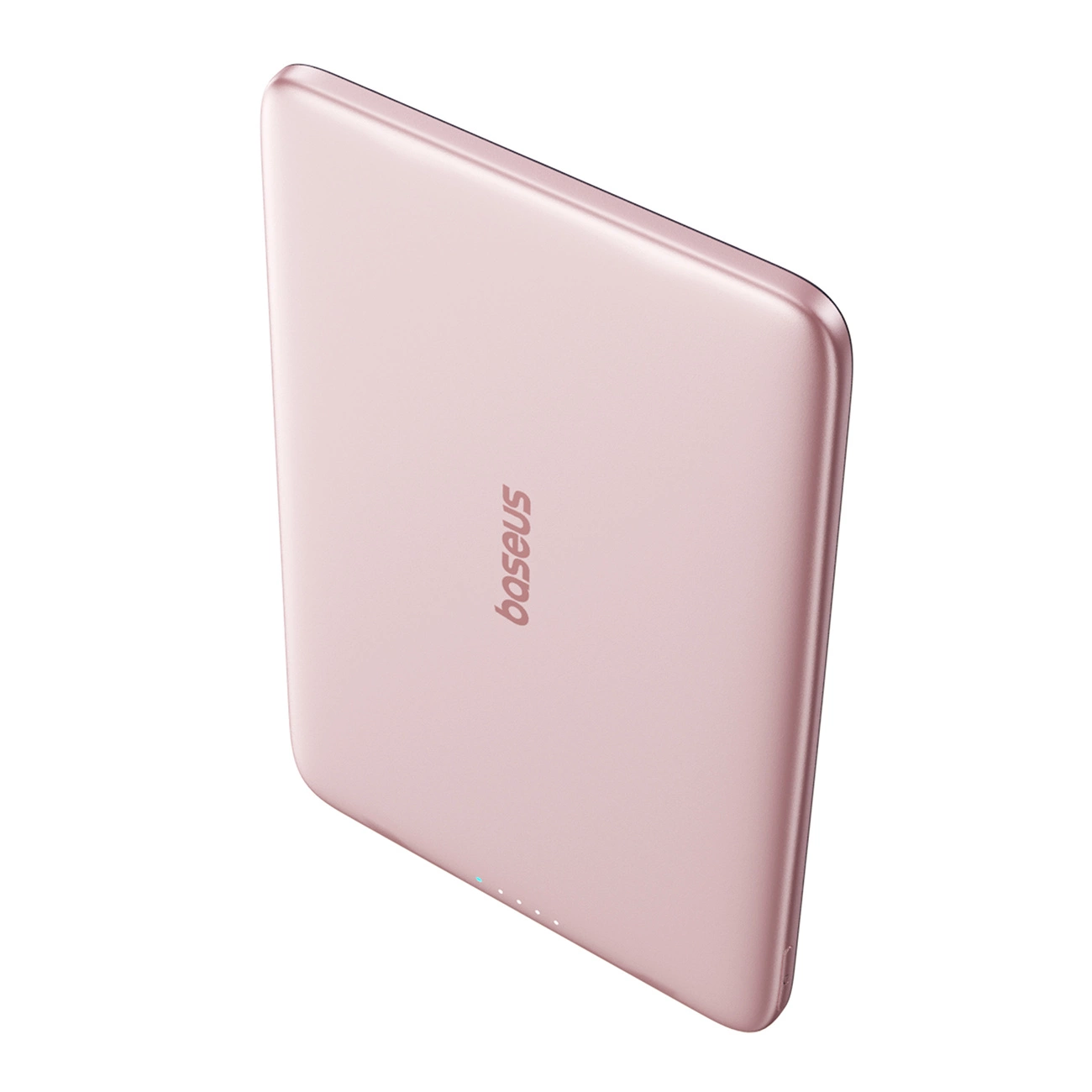 Spoljna bežična baterija Baseus PicoGo AM41, 5000mAh, 20W, PD + FQI, 1 x QI - 1 x USB-C, Roze