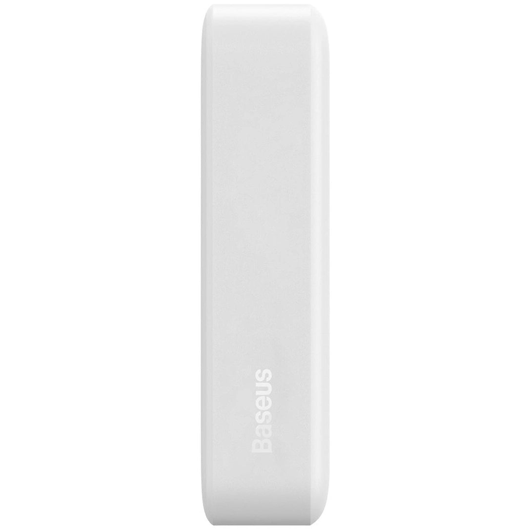 Spoljna Baterija Bežična Baseus Magnetic Mini, 20000mAh, 20W, PD + FQI, 1 x QI - 1 x USB-C, Bela PPCX150002