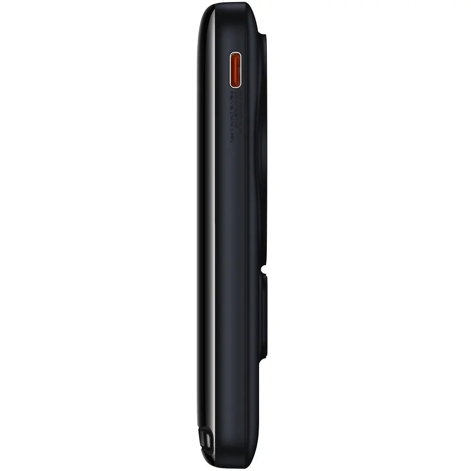 Baseus Magnetic Bracket Wireless External Battery, 10000mAh, 20W, PD + FQI, 1 x QI - 1 x USB-C, Blue PPCX000203 PPCX000203 