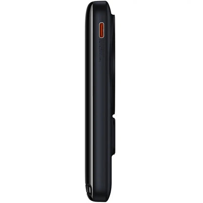 Baseus Magnetic Bracket Wireless External Battery, 10000mAh, 20W, PD + FQI, 1 x QI - 1 x USB-C, Blue PPCX000203 PPCX000203 