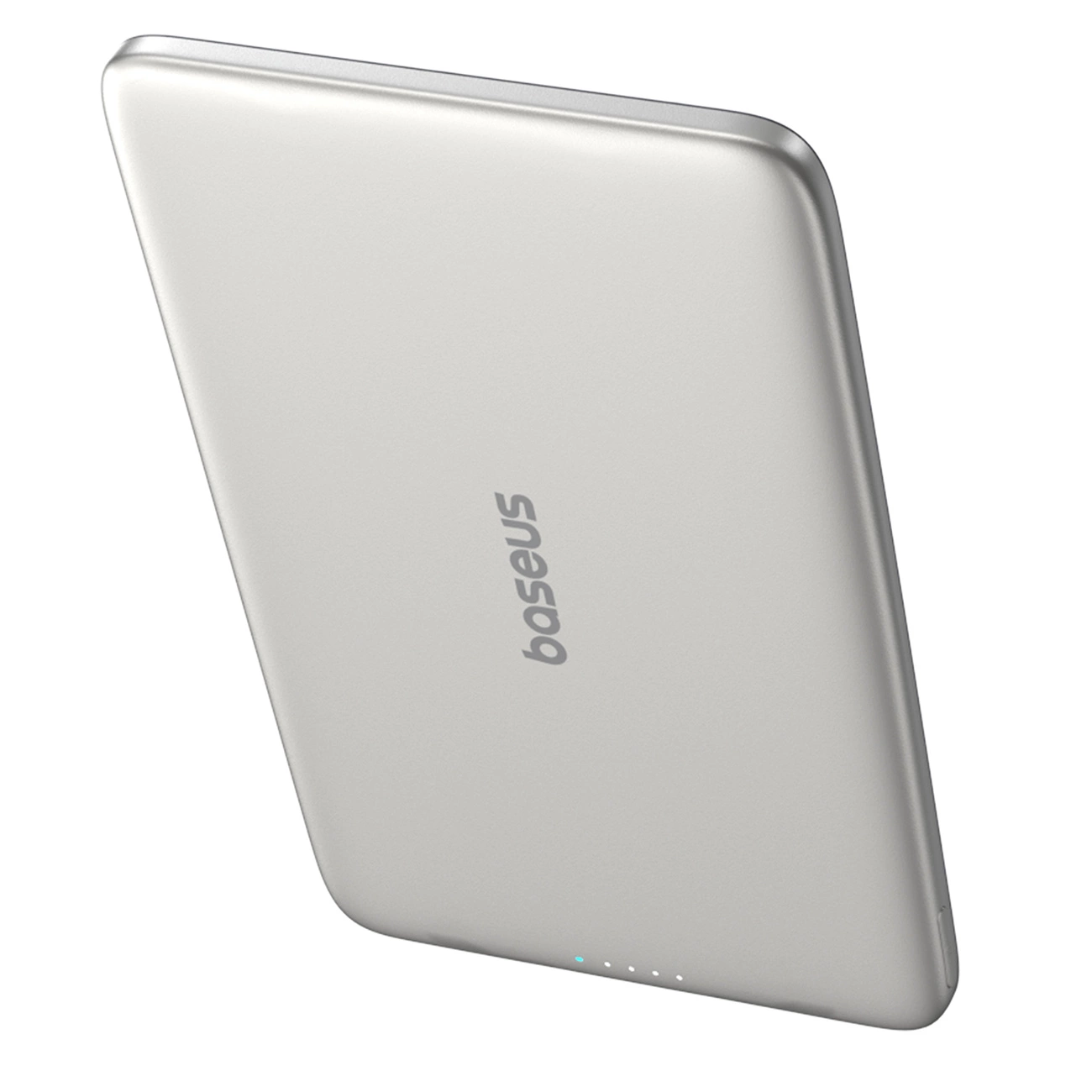 Spoljna bežična baterija Baseus PicoGo AM41, 5000mAh, 20W, PD + FQI, 1 x QI - 1 x USB-C, Bež