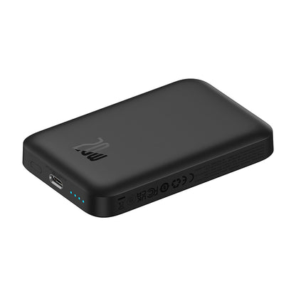 Baterija Eksterna Wireless Baseus Mini Air, 6000mAh, 20W, PD + FQI, 1 x QI - 1 x USB-C, Crna P10059002113-00