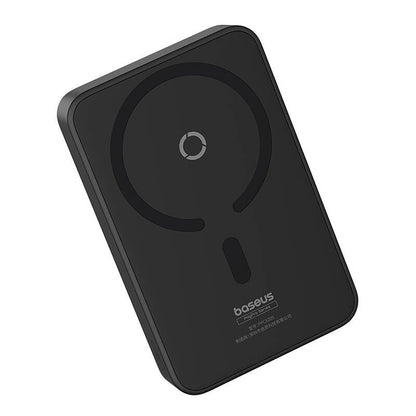 Spoljna bežična baterija Baseus MagPro PPCXZ05, 5000mAh, 20W, PD + FQI, 1 x QI - 1 x USB-C, Crna, Ponovo zapečaćena P10064101123-00