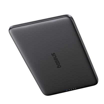 Baterija Eksterna Wireless Baseus PicoGo AM41, 5000mAh, 20W, PD + FQI, 1 x QI - 1 x USB-C, Siva P1007680C813-00