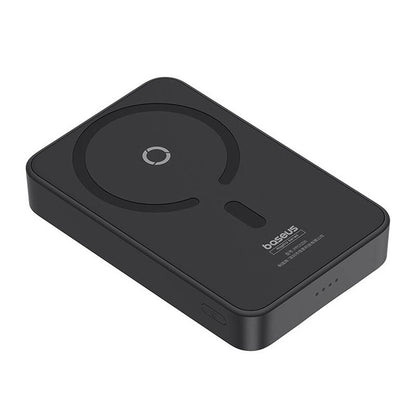 Spoljna bežična baterija Baseus MagPro PPCXZ05, 5000mAh, 20W, PD + FQI, 1 x QI - 1 x USB-C, Crna, Ponovo zapečaćena P10064101123-00
