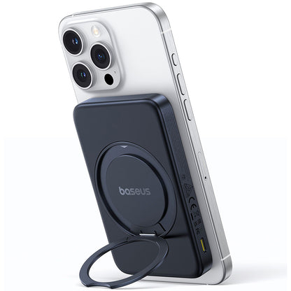 Eksterna bežična baterija Baseus PicoGo, 5000mAh, 20W, PD + FQI, 1 x QI - 1 x USB-C, Crna P10076802123-00