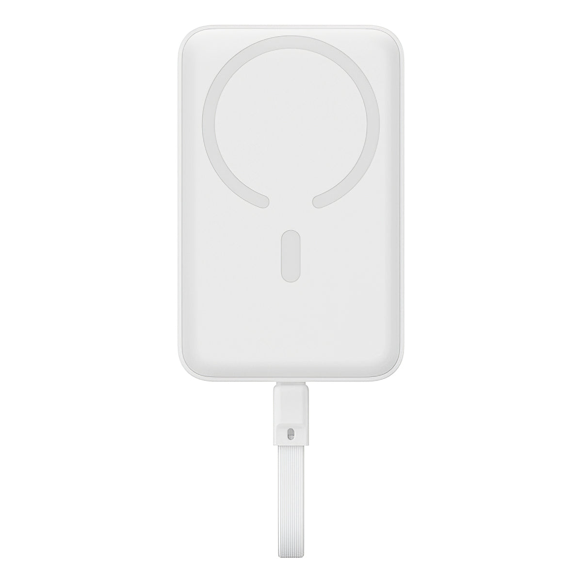 Wireless External Battery Baseus Magnetic Mini, 10000mAh, 30W, PD + FQI, 1 x QI - 2 x USB-C, White P1002210B223-00