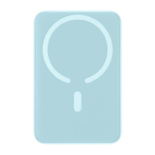 Spoljna bežična baterija Baseus Magnetic Mini, 10000mAh, 20W, PD + FQI, 1 x QI - 1 x USB-C, Plava PPCX110103