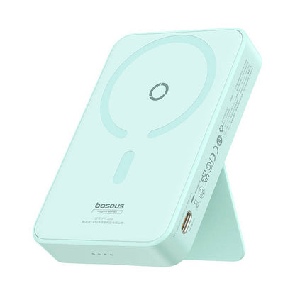 Spoljna bežična baterija Baseus MagPro PPCXZ05, 5000mAh, 20W, PD + FQI, 1 x QI - 1 x USB-C, Zelena P10064101333-00