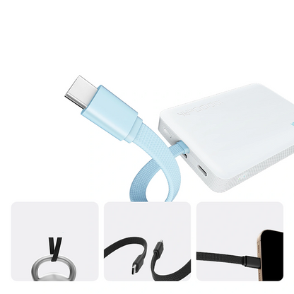 Bežična Eksterna Baterija Cuktech CP132ML, 10000mAh, 22.5W, PD + QI, 2 x USB-C, Bela