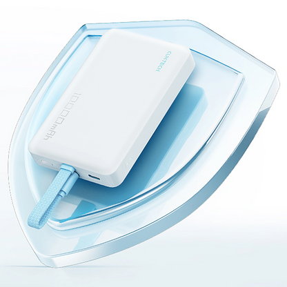 Bežična Eksterna Baterija Cuktech CP132ML, 10000mAh, 22.5W, PD + QI, 2 x USB-C, Bela