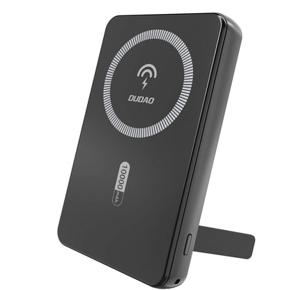 Spoljna bežična baterija Dudao K14S+, 10000mAh, 22.5W, QC + PD + FQI, 1 x QI - 1 x USB-A - 1 x USB-C, Crna